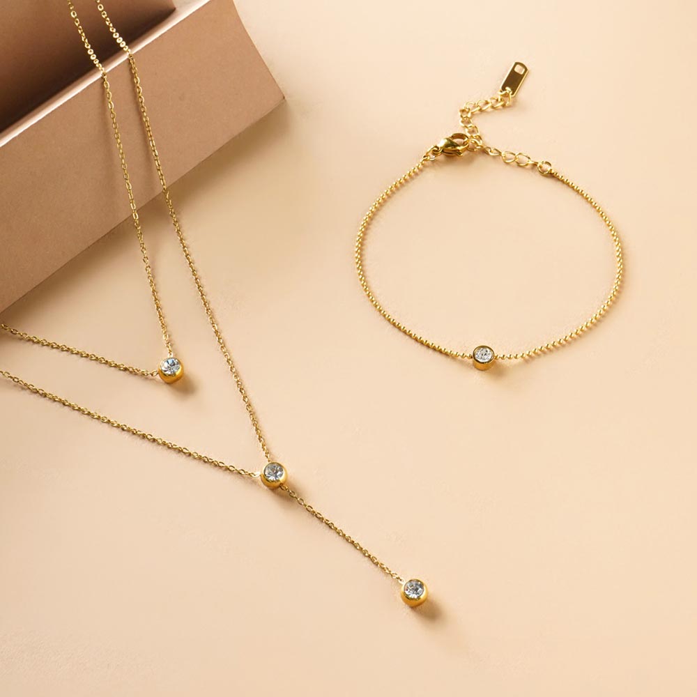 Layered Solitaire Radiance Set