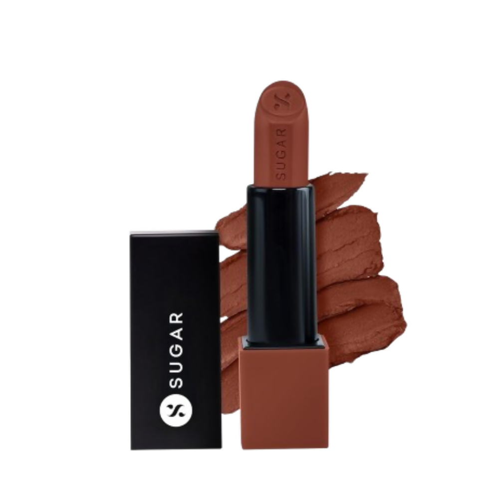 Sugar Cosmetics Glide Peptide Serum Lipstick with Vitamin E - 07 Tuscany Truffle