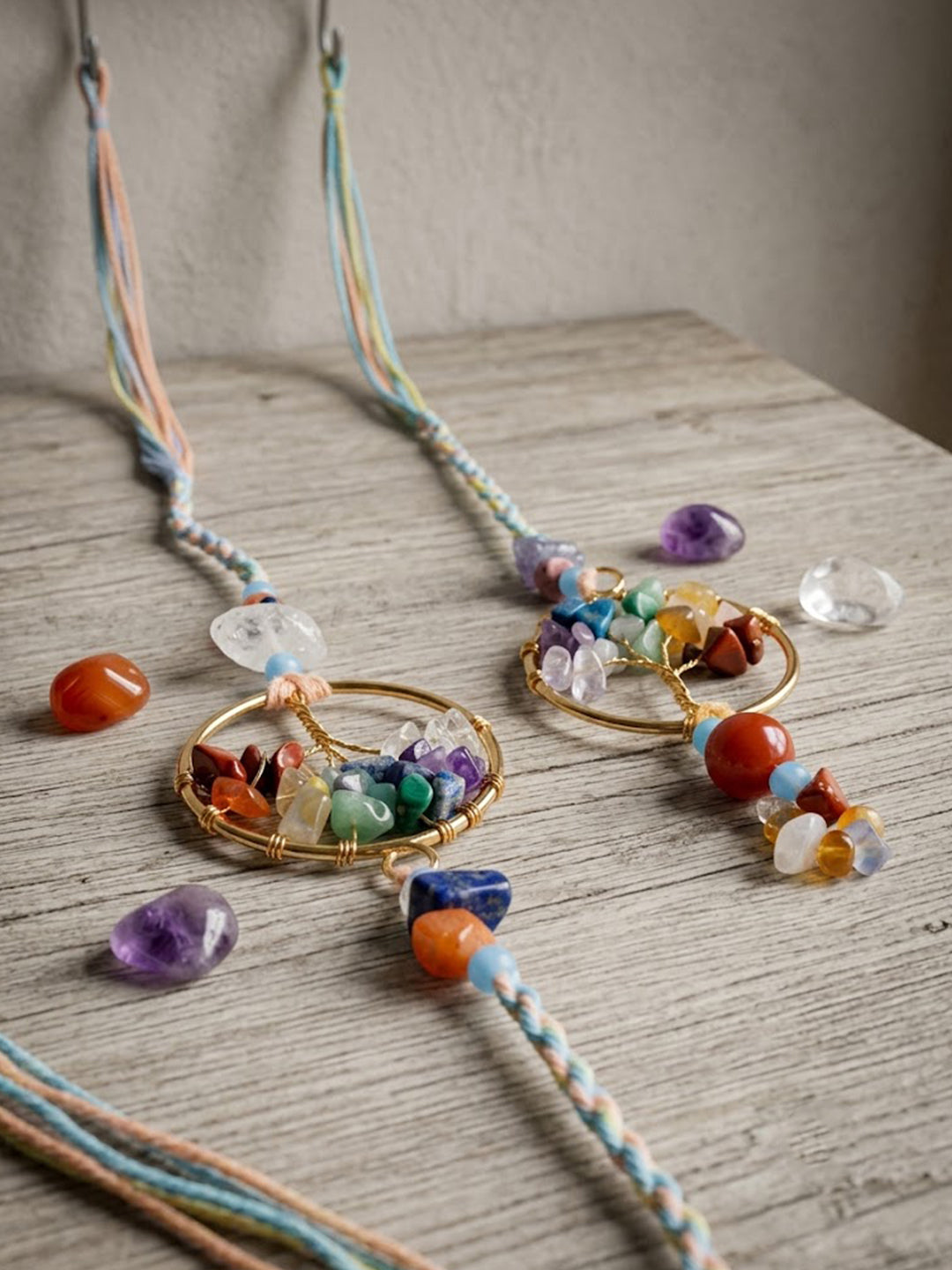 NVR Set of 2 Artificial Stones Bhaiya Bhabhi Rakhi with Roli Chawal Chandan Mishri