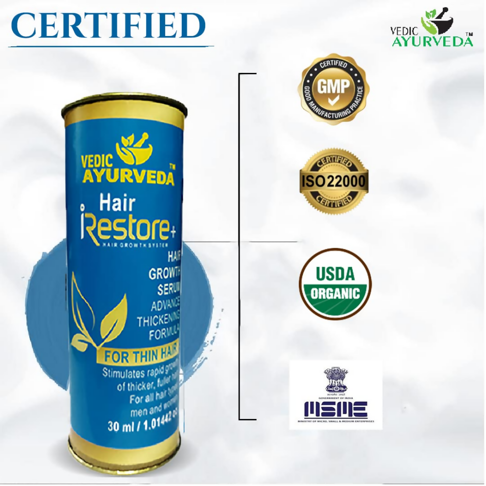 VedicAyurveda Hair Restore+ Serum Hair Growth Serum