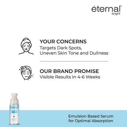 Eternal Bright Glutathione Serum For Skin Brightening & Antioxidant Glow