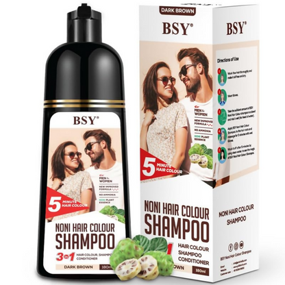 Bsy 5-Min 3 IN 1 Natural Hair colour shampoo - Brown