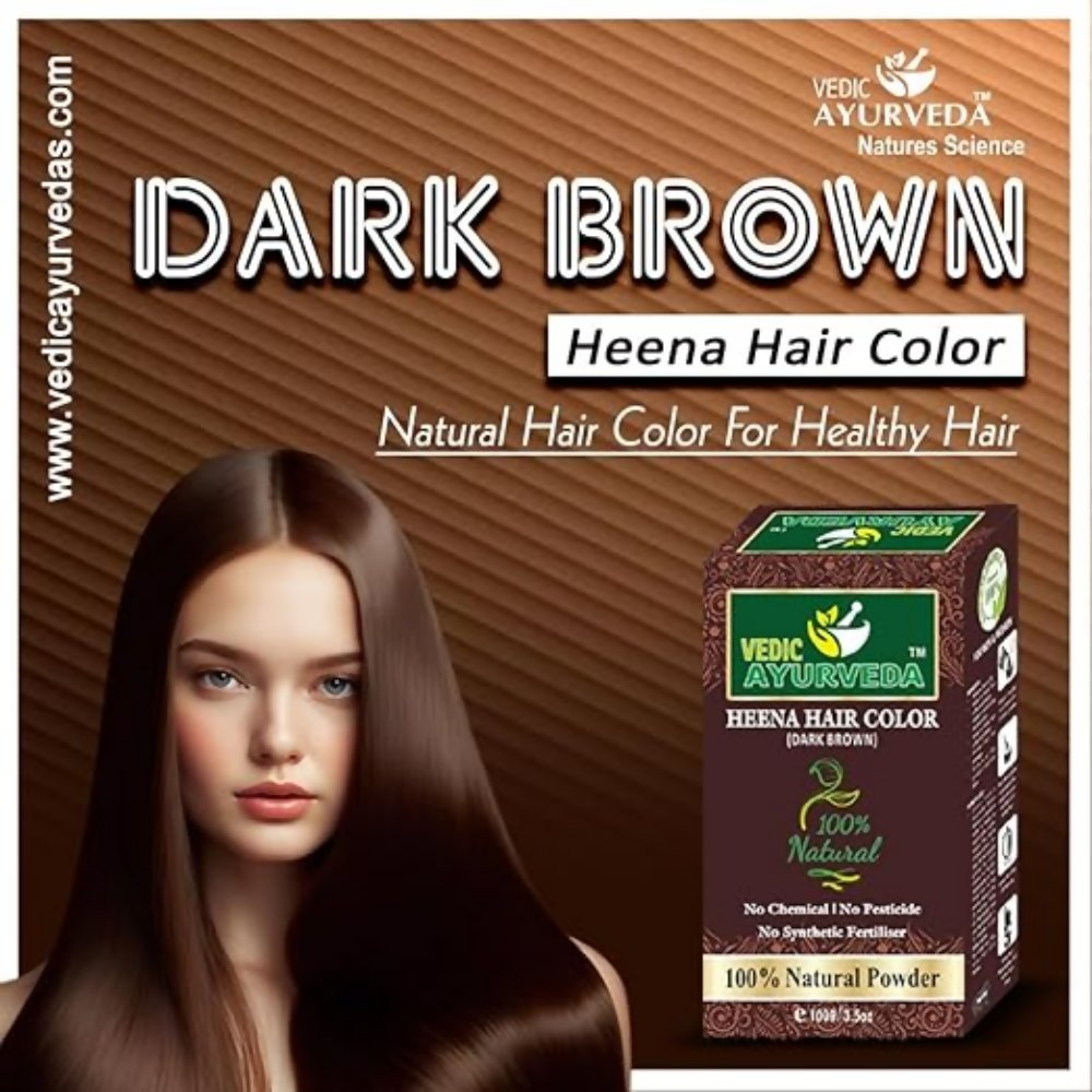 VedicAyurveda Dark Brown Hair Color