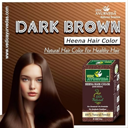 VedicAyurveda Dark Brown Hair Color