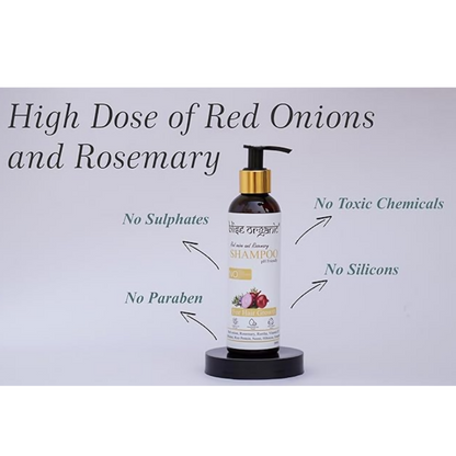 Blise organic Onion and Rosemary shampoo