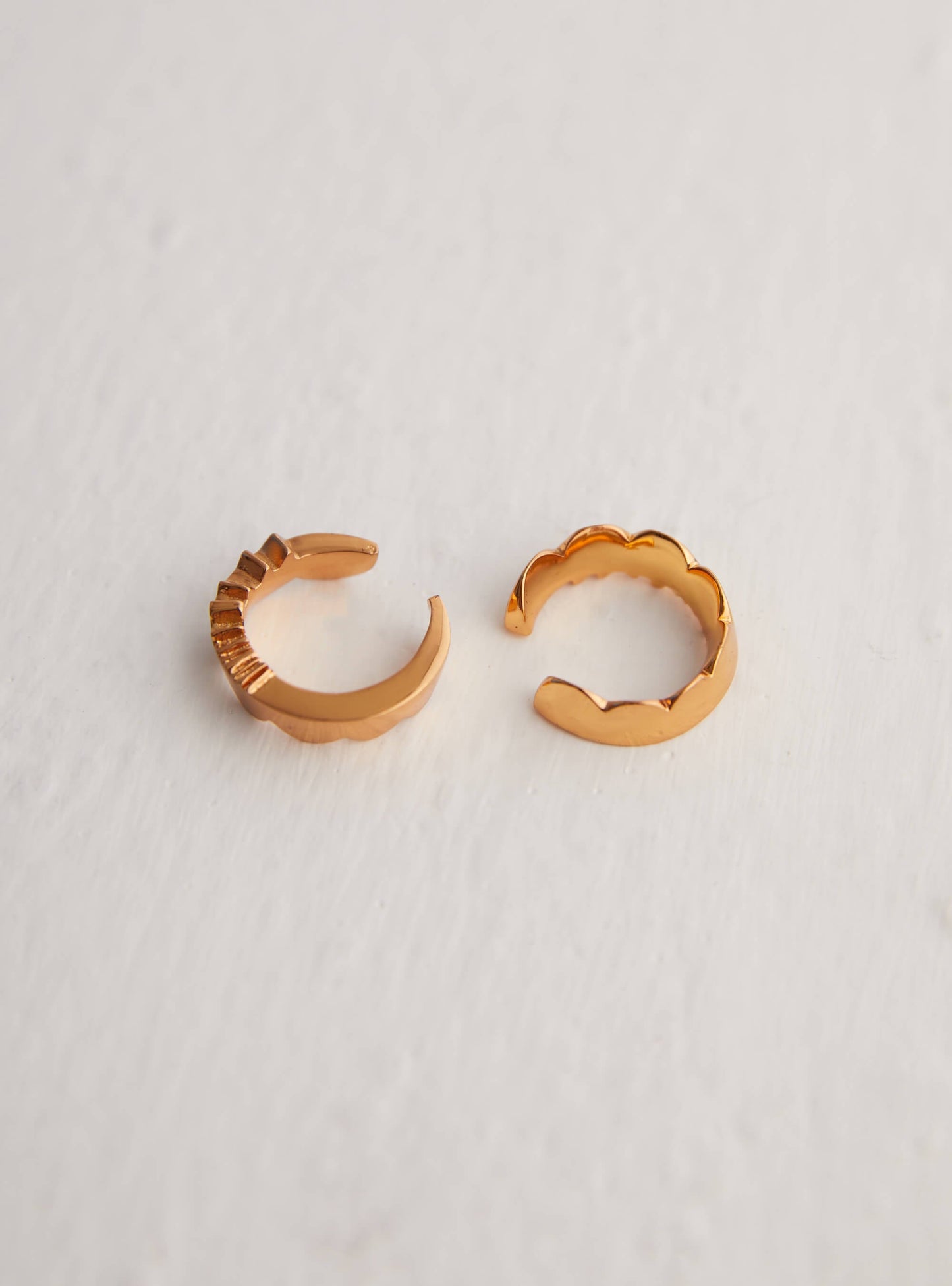 OH Epee Moon Rings