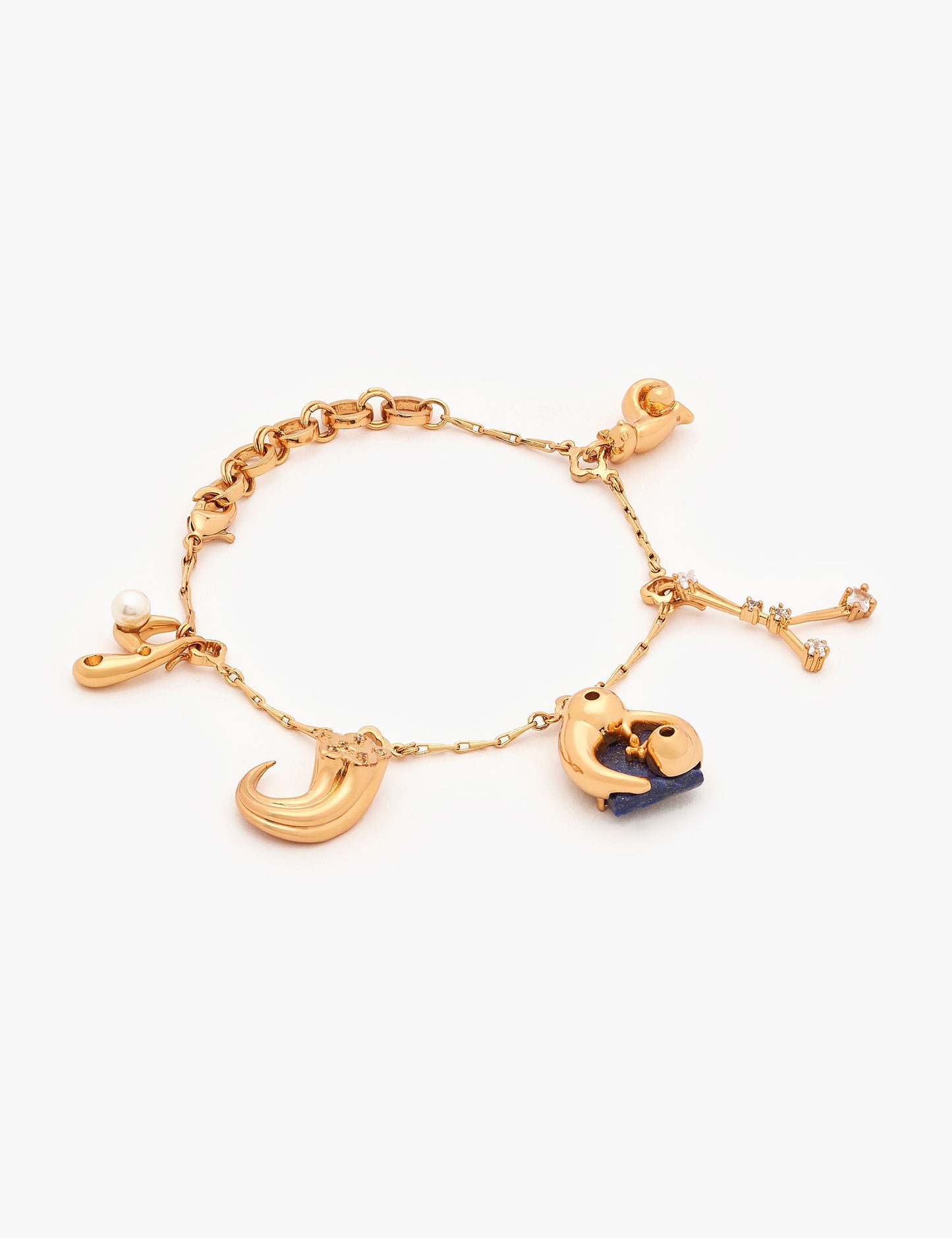 The Zodiac Series - Cancer Charm Bracelet