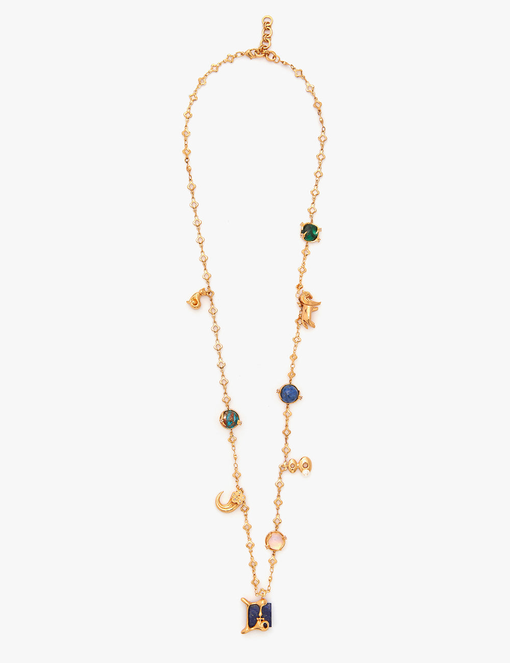 The Zodiac Series - Gemini Vintage Celestial Halo Necklace