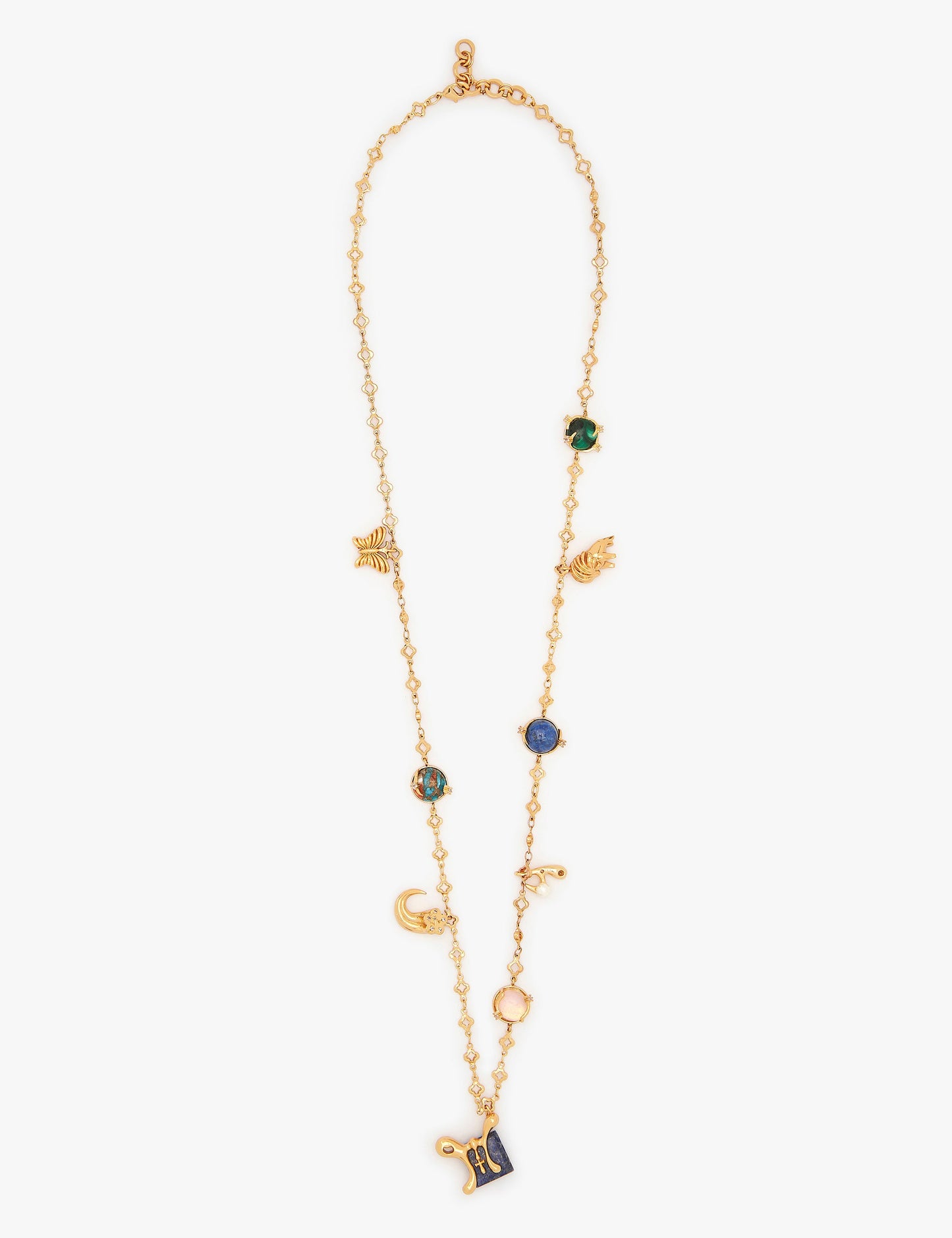 The Zodiac Series - Pisces Vintage Celestial Halo Necklace