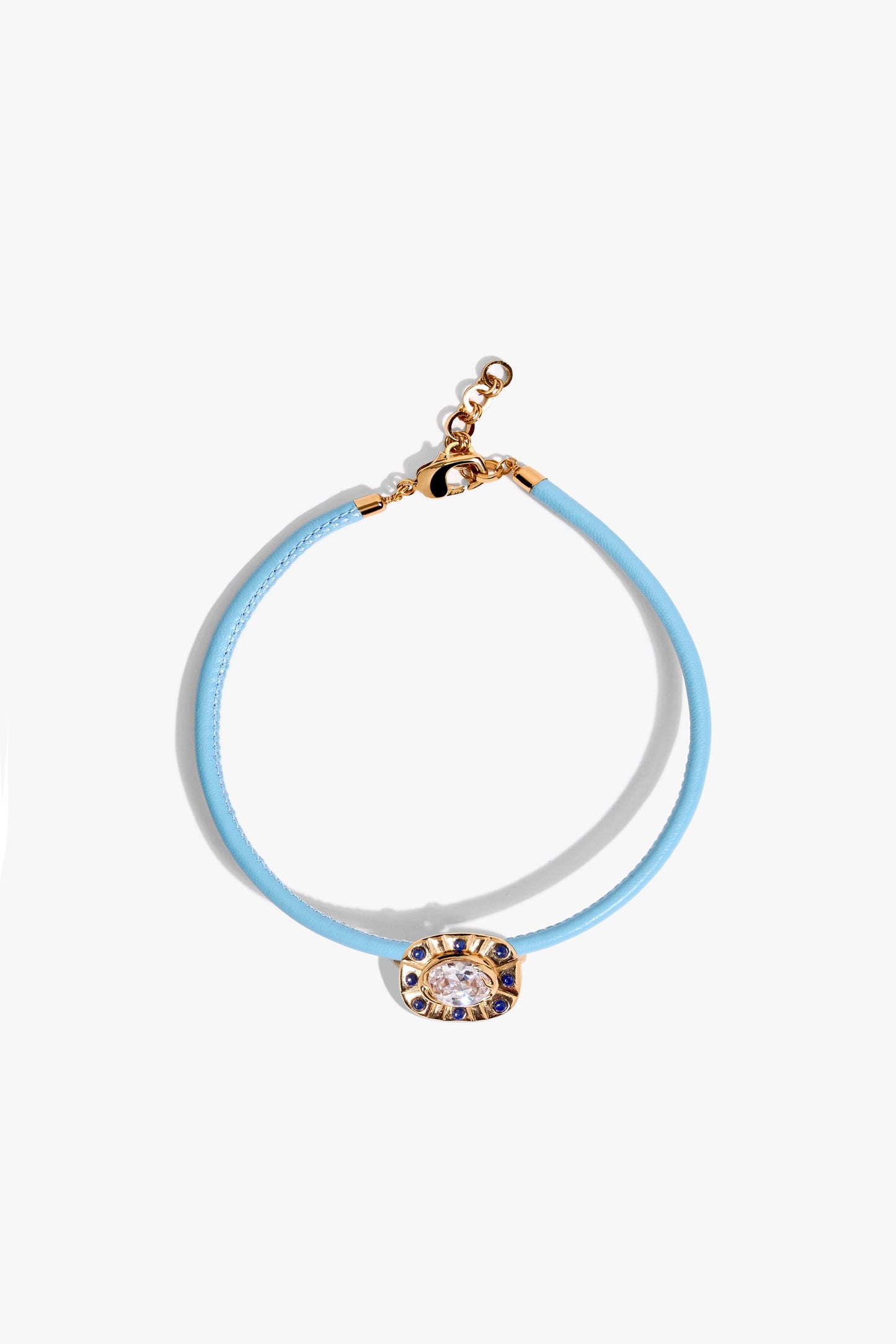 The Confessions Choker in Icy Blue