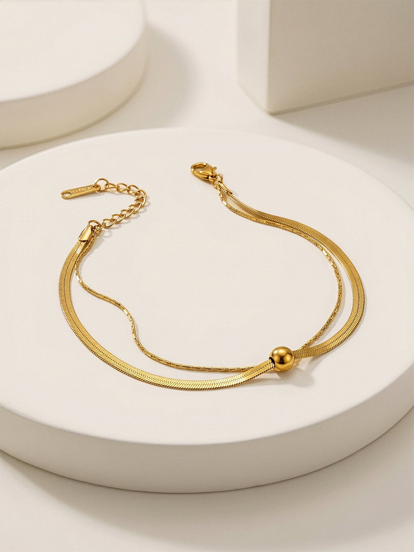 OnnMe by GIVA Night Shift Gold Plated Anklet