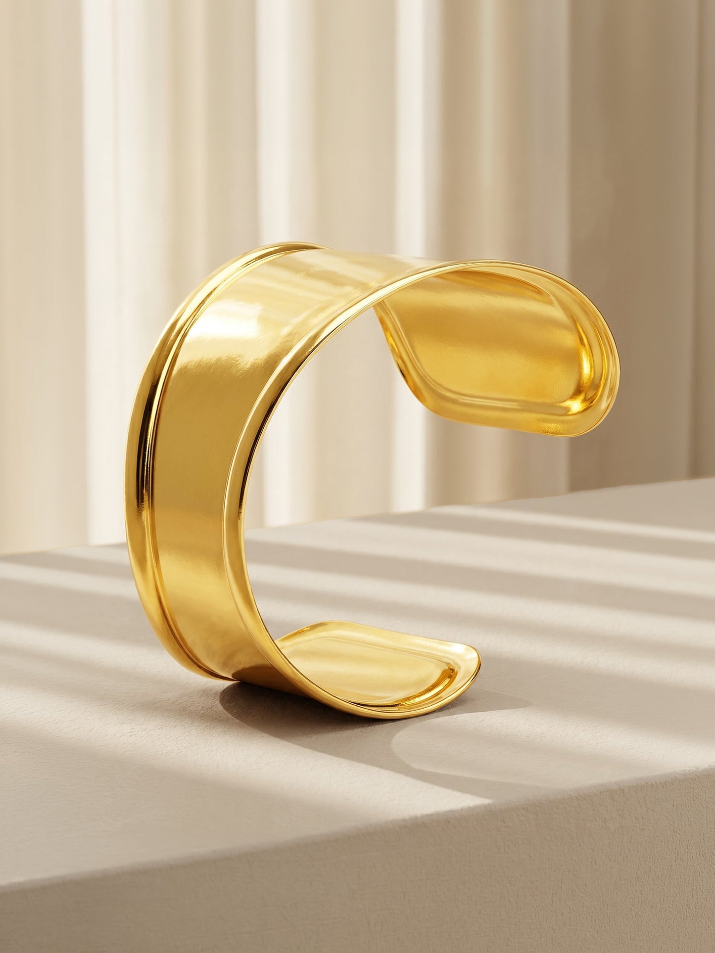 OnnMe by GIVA Thick Girl Gold Plated Cuff Bracelet