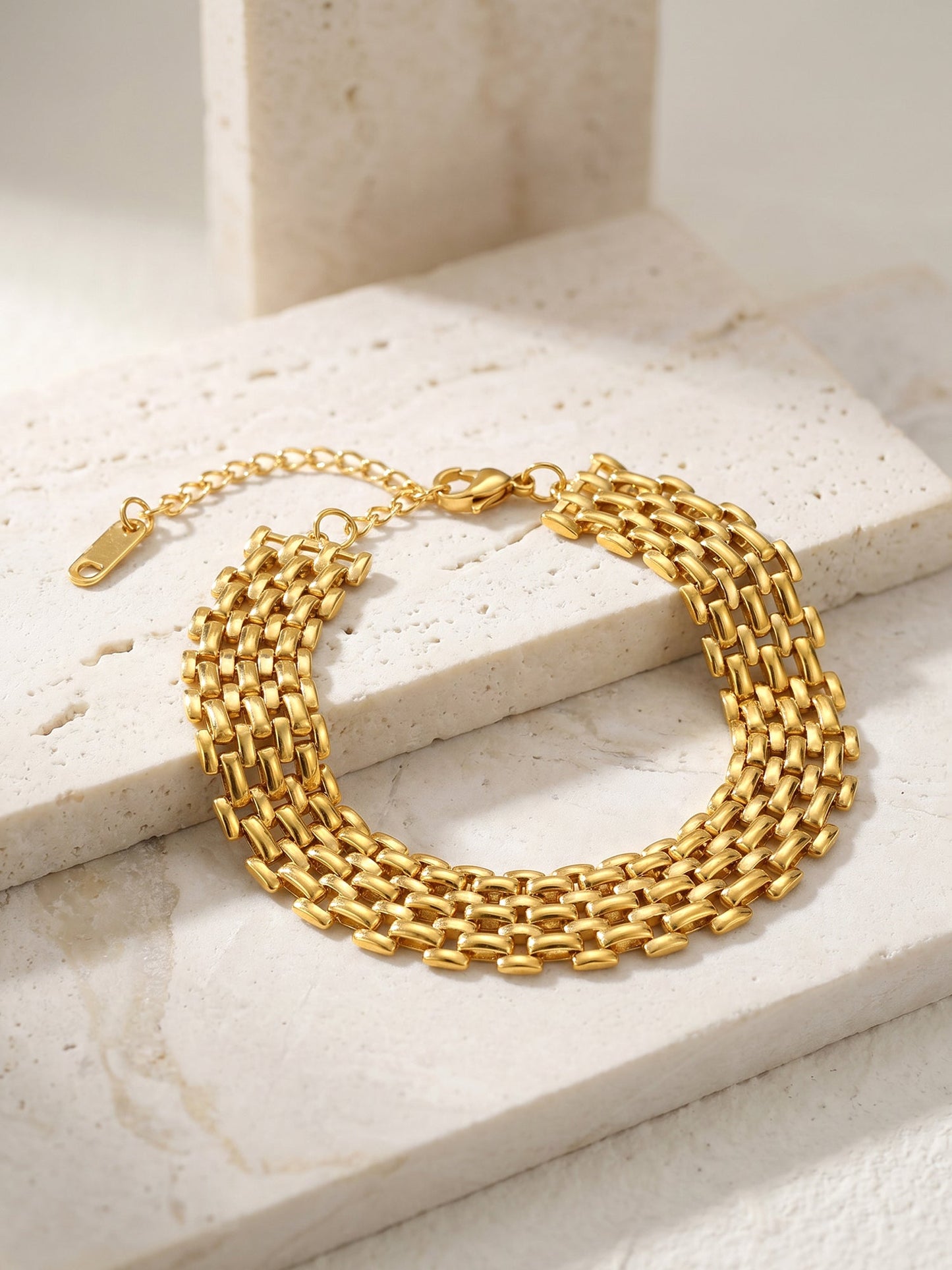 OnnMe by GIVA Still Booked Gold Plated Bracelet