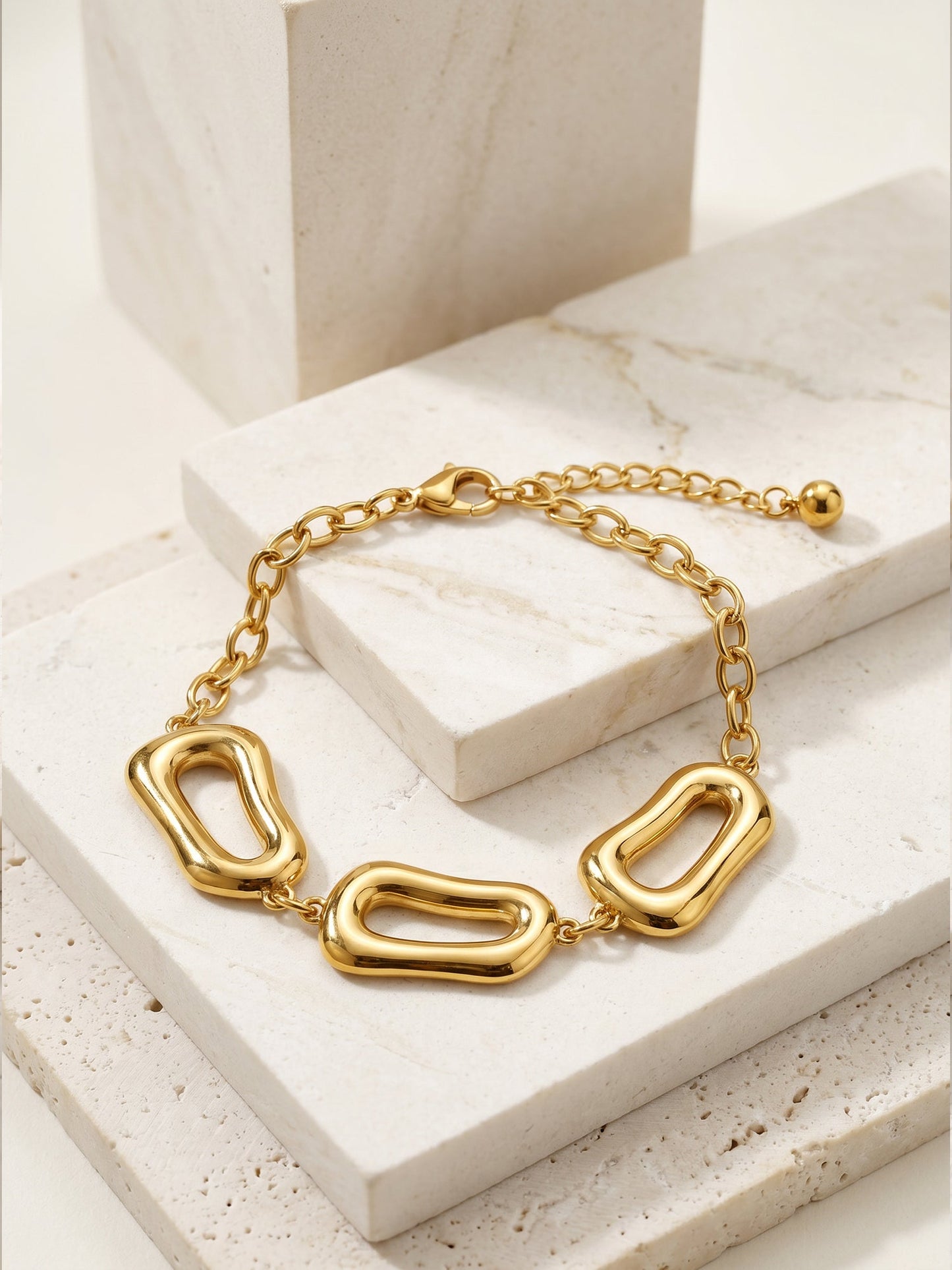 OnnMe by GIVA No Small Talk Gold Plated Bracelet
