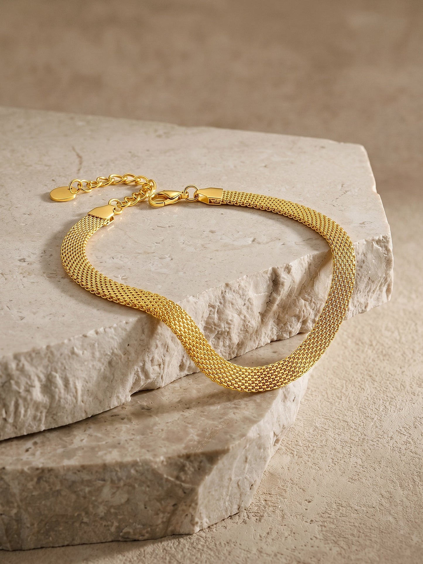 OnnMe by GIVA Stack Flow Gold Plated Bracelet