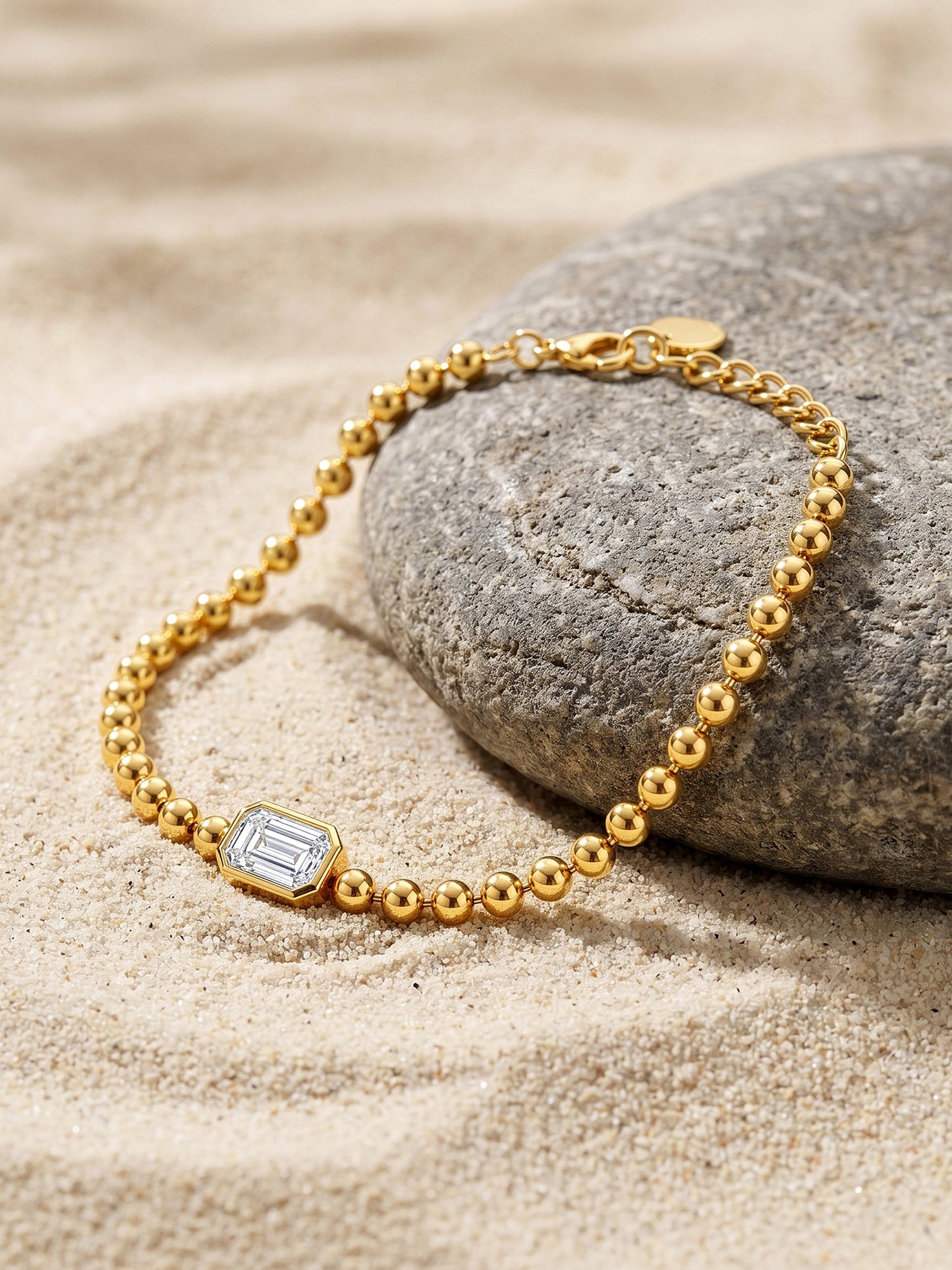 OnnMe by GIVA Crystal Hit Gold Plated Bracelet
