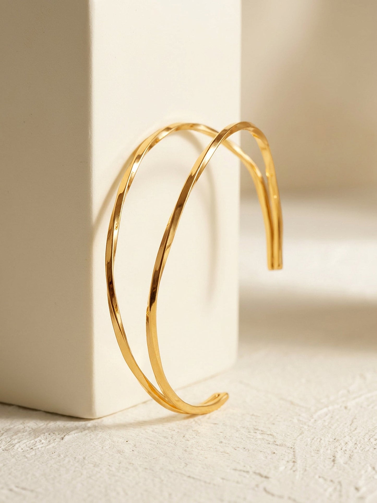 OnnMe by GIVA Caught Looking Gold Plated Cuff Bracelet