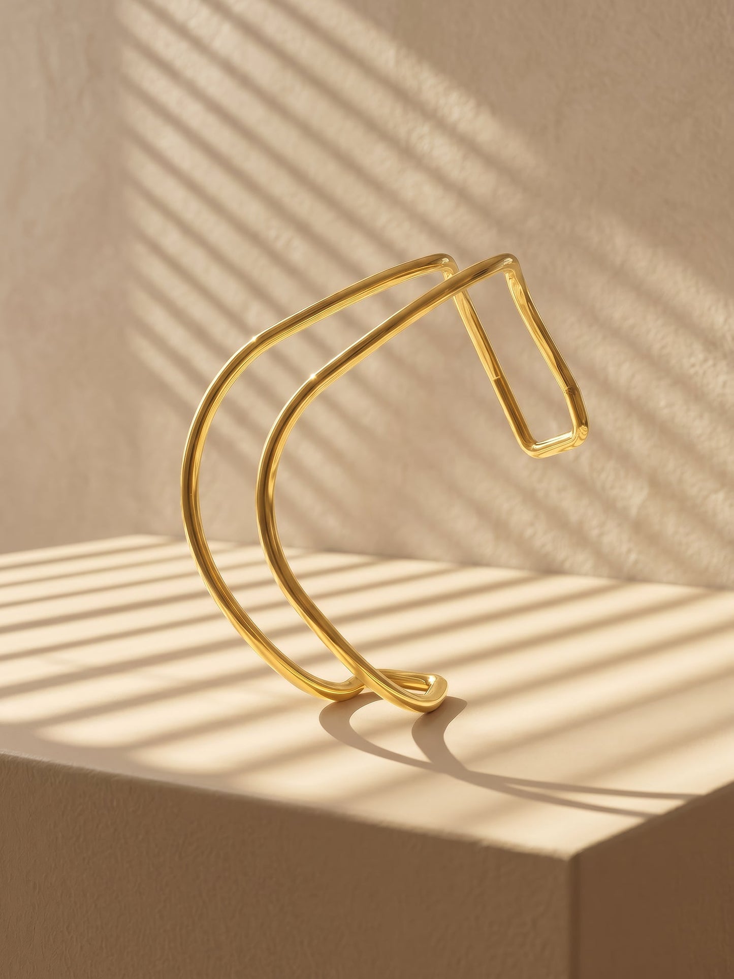 OnnMe by GIVA Unfiltered Gold Plated Cuff Bracelet