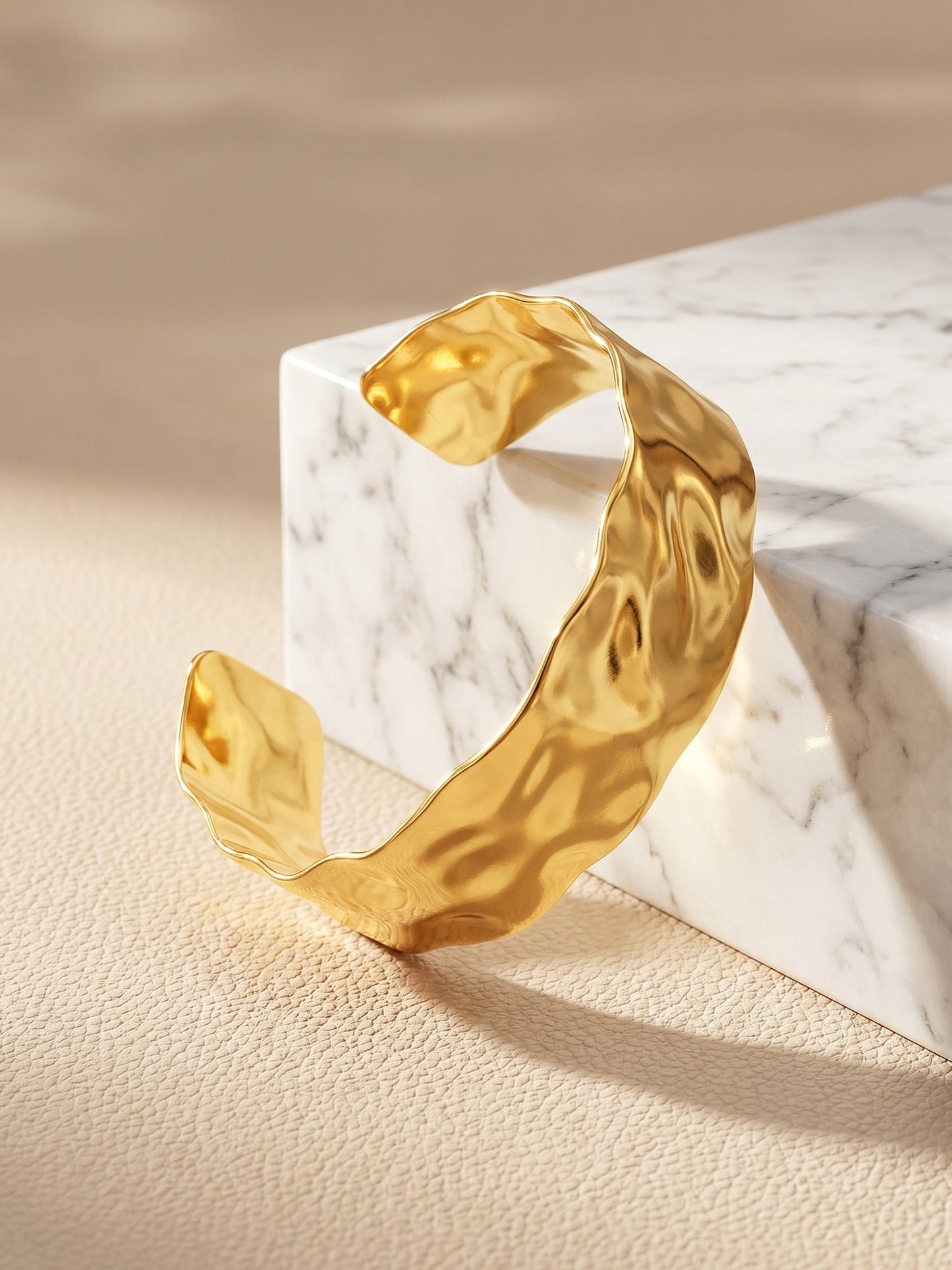 OnnMe by GIVA Sharp Energy Gold Plated Cuff Bracelet