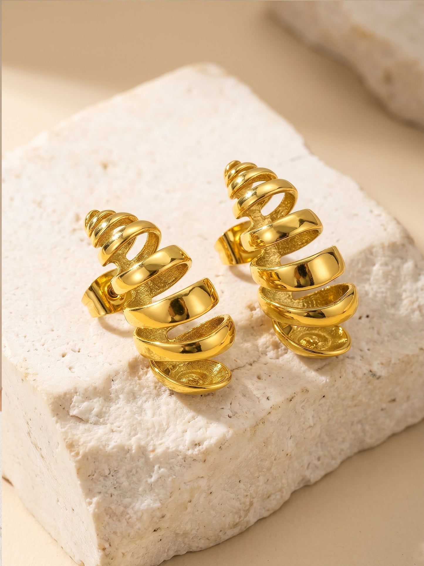 OnnMe by GIVA Chaos Theory Gold Plated Earrings