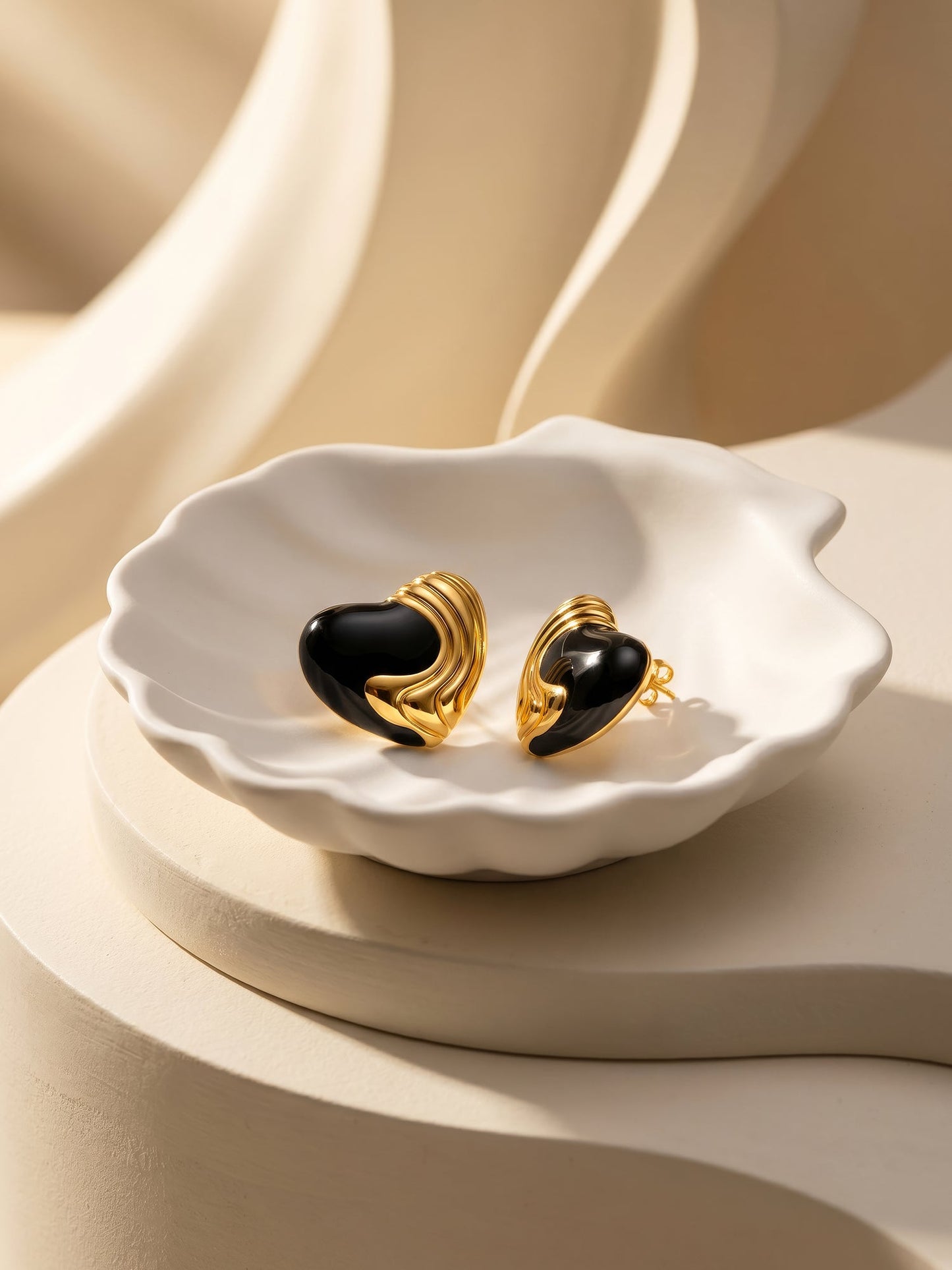 OnnMe by GIVA After Dark Gold Plated Earrings
