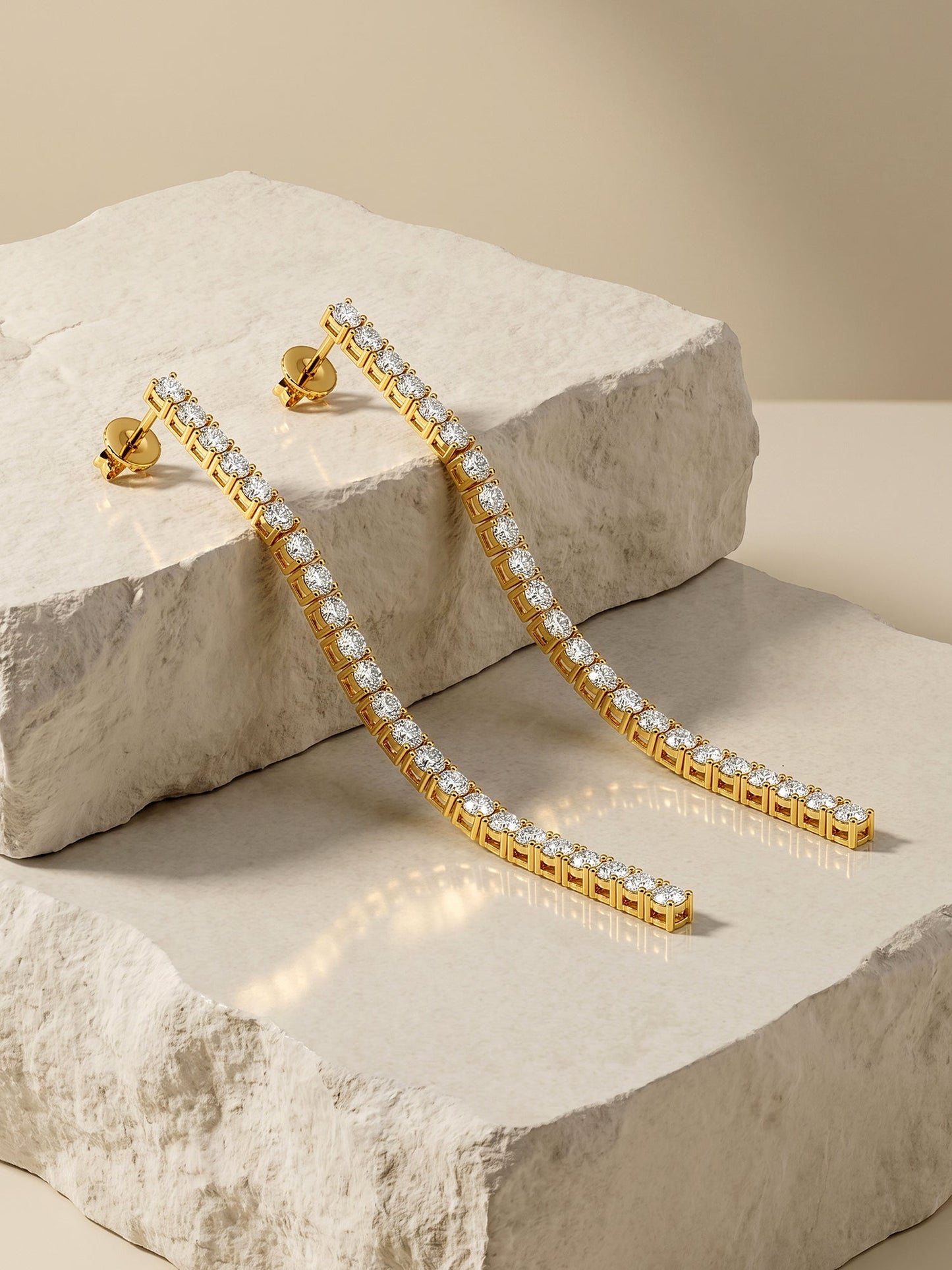 OnnMe by GIVA Glow Getter Gold Plated Dangler Earrings