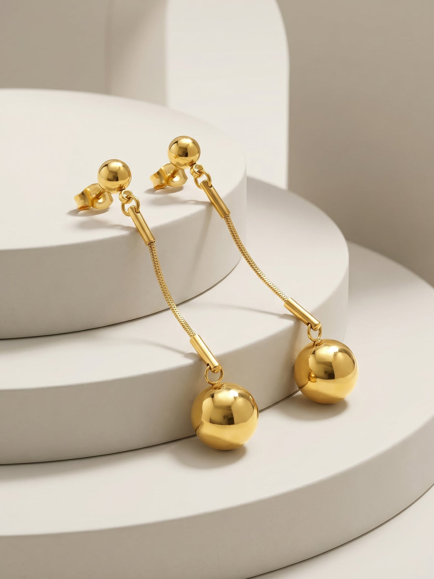 OnnMe by GIVA Swing By Gold Plated Earrings
