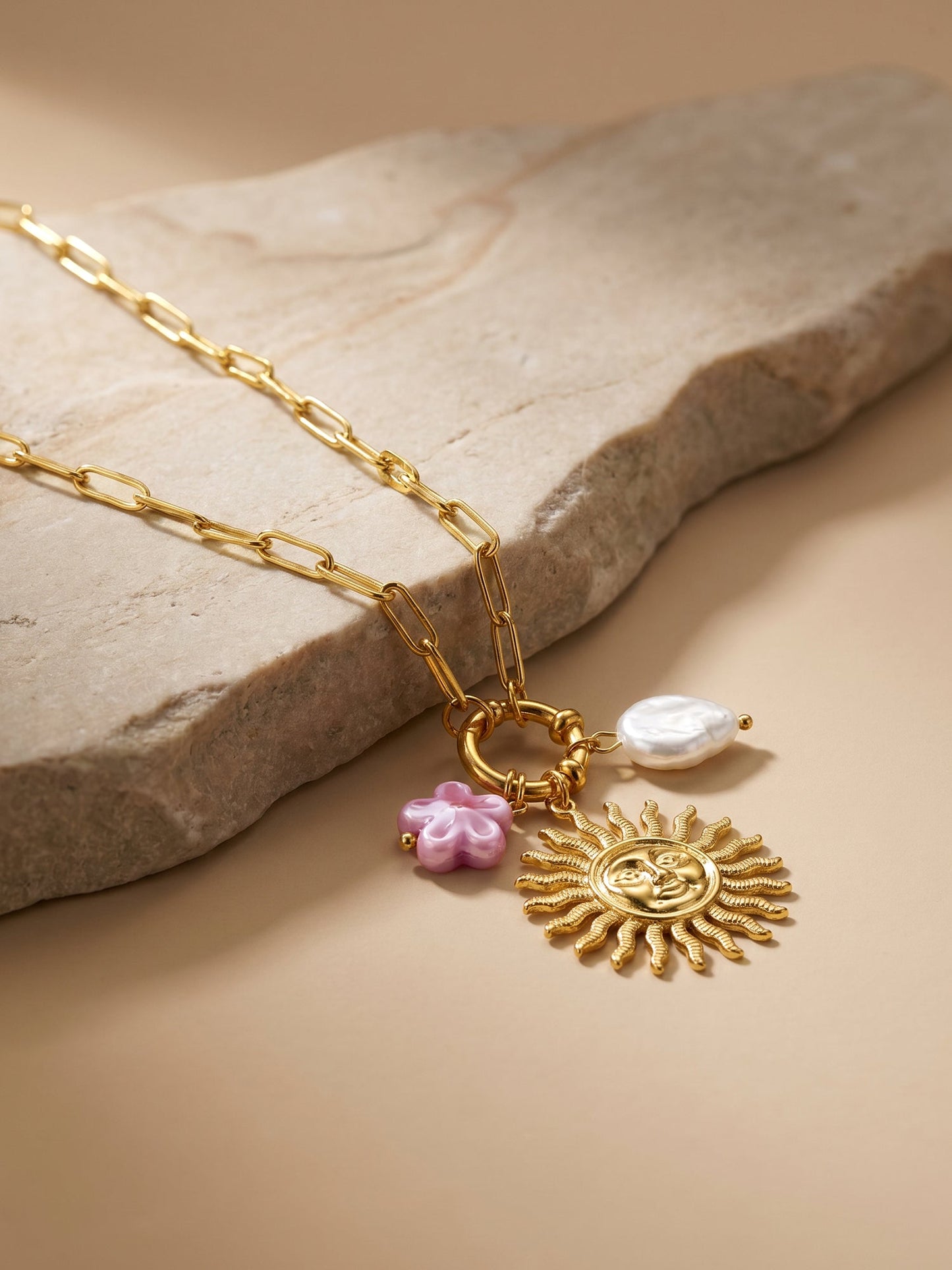 OnnMe by GIVA Sun Chaser Gold Plated Necklace