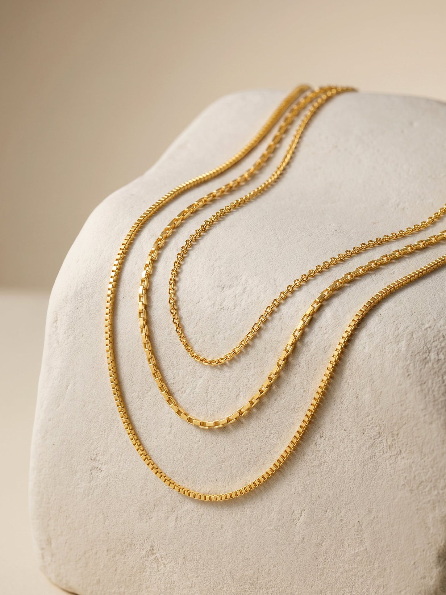 OnnMe by GIVA Layer Game Gold Plated Necklace