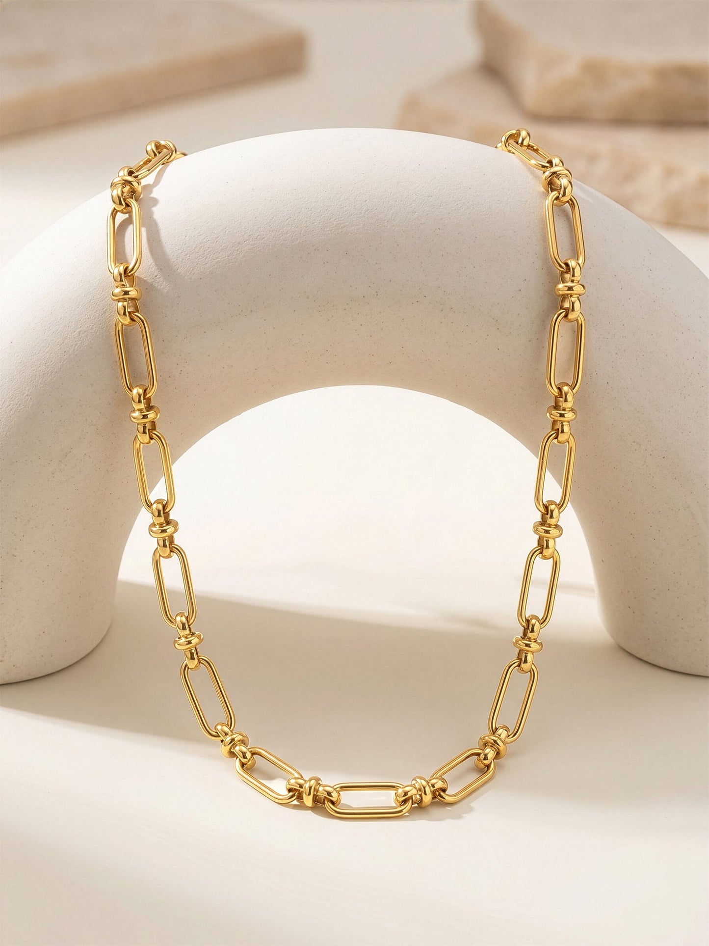 OnnMe by GIVA Chunky Mood Gold Plated Necklace
