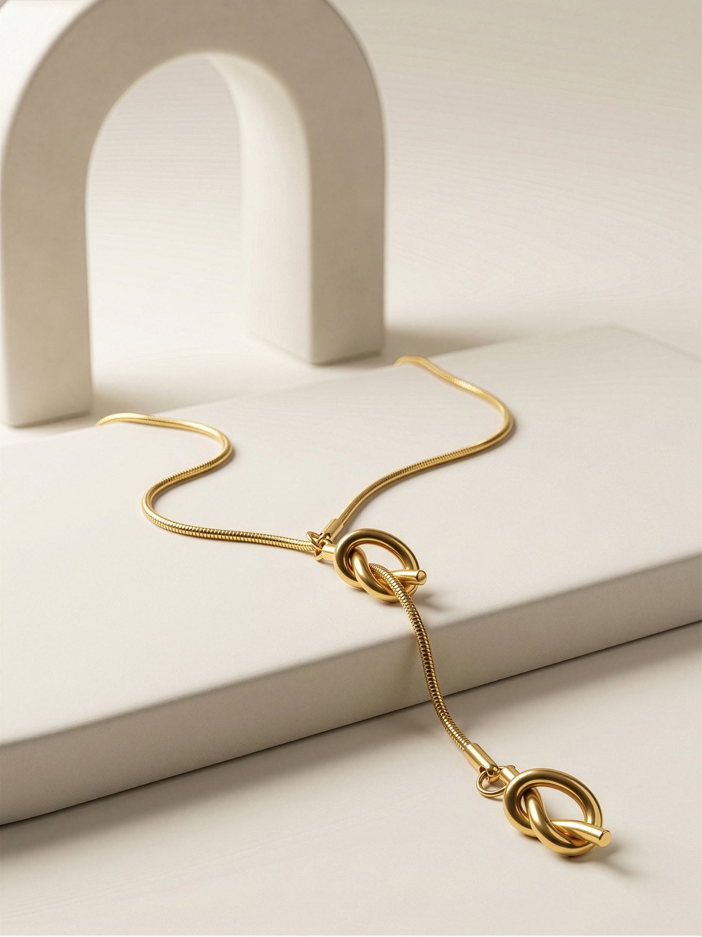 OnnMe by GIVA Clean Girl Drop Gold Plated Necklace