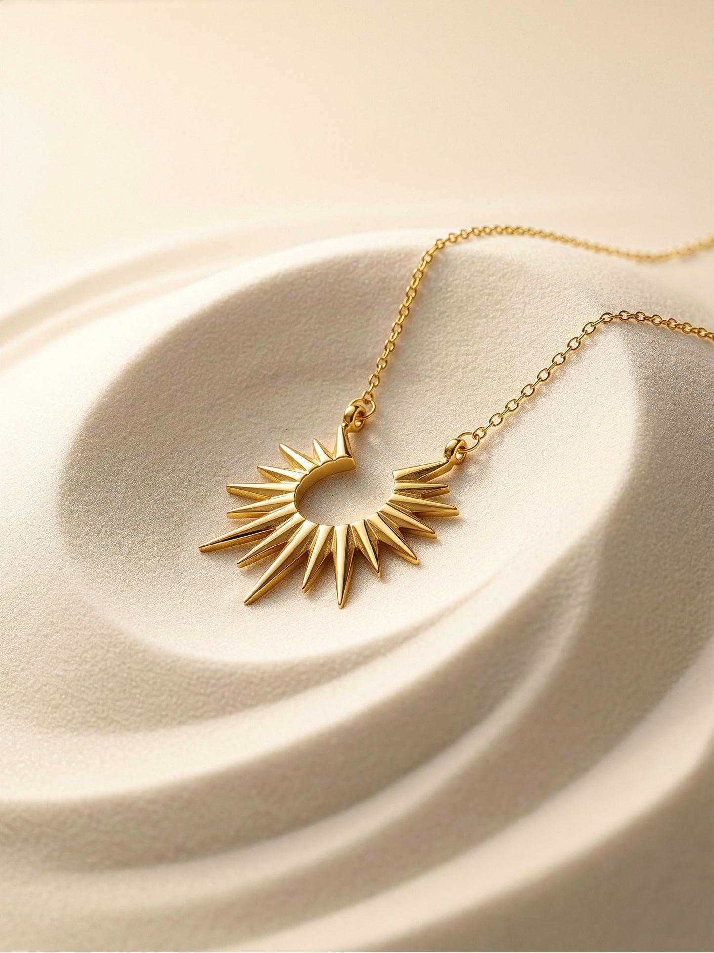 OnnMe by GIVA Sun Served Gold Plated Necklace