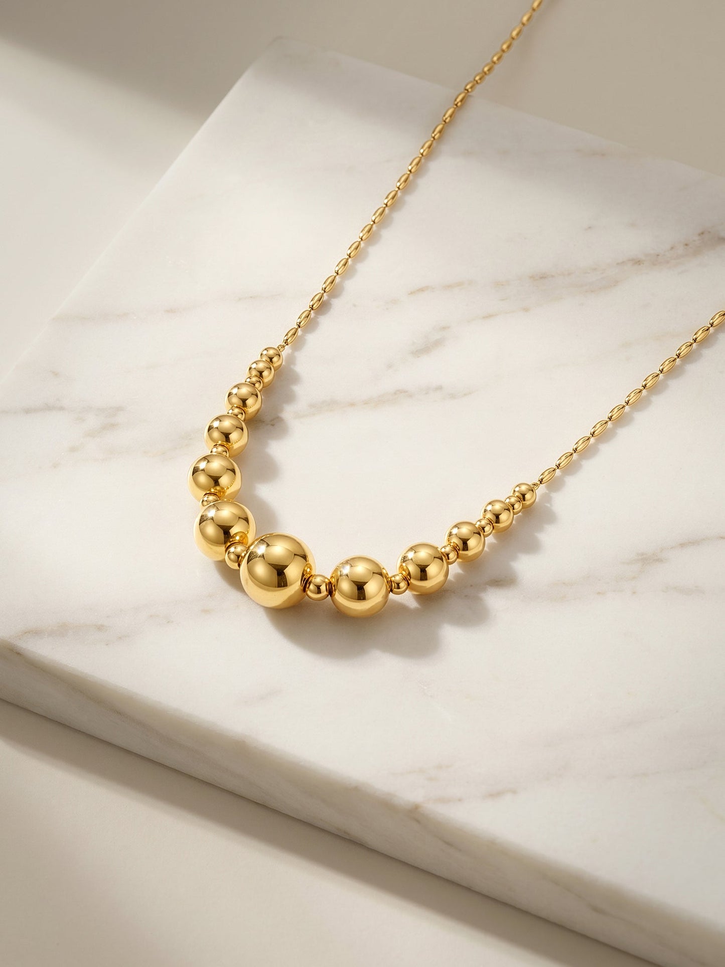 OnnMe by GIVA Bubble Rush Gold Plated Necklace