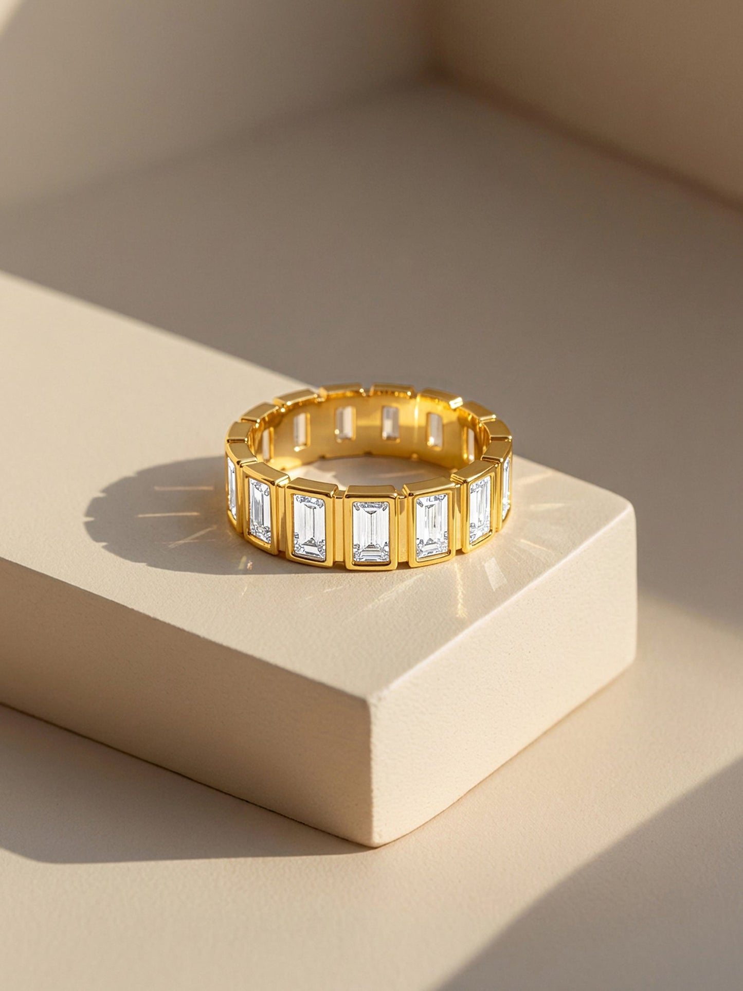 OnnMe by GIVA Quiet Luxury Gold Plated Ring (Size 16)