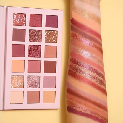Huda Girl Beauty Rose Gold Remastered & Nude Edition Eyeshadow Palette - 36 Matte and Shimmer Finishes