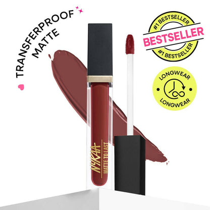 Nykaa Matte To Last ! Transferproof Liquid Lipstick - Kashi - 19