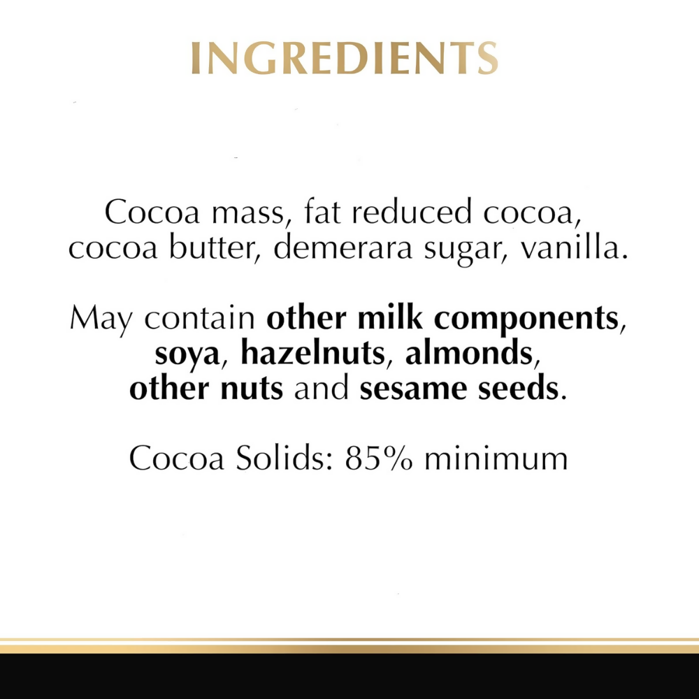 Lindt Excellence 85% Cocoa Dark Chocolate