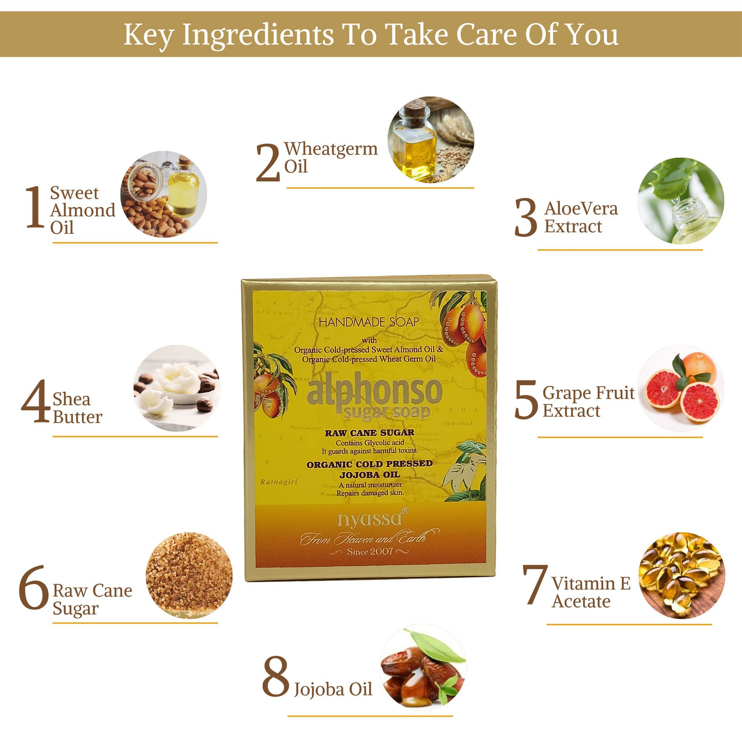 Nyassa Alphonso Sugar Soap