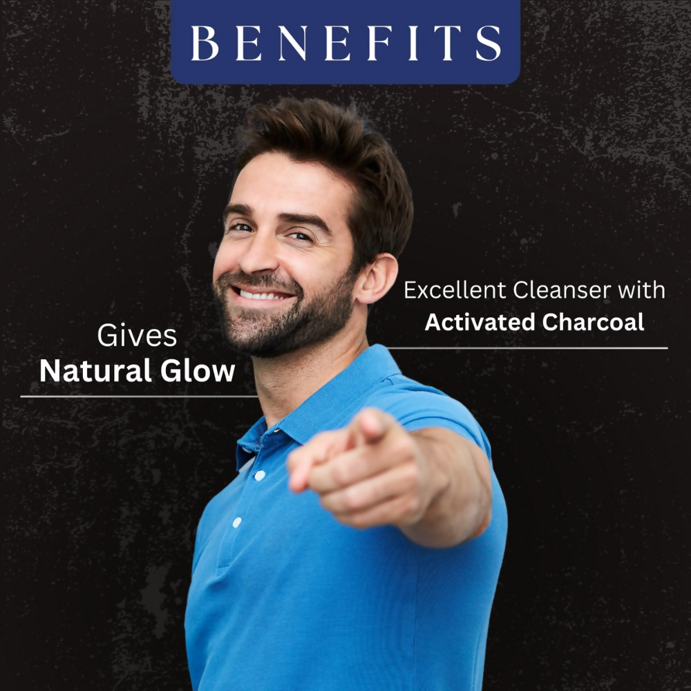 Amazing Earth Activated Charcoal Face Scrub for Men