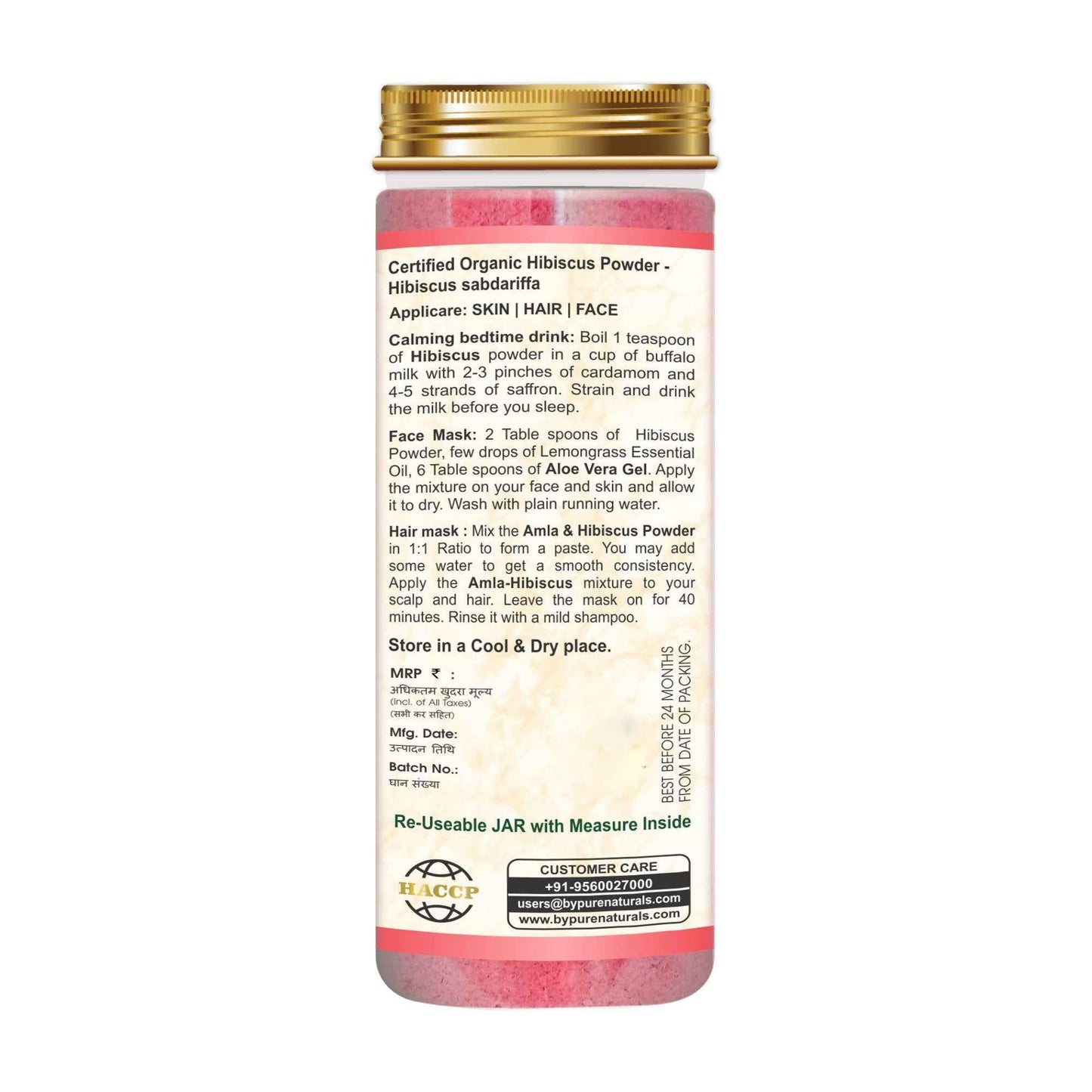 byPureNaturals Organic Hibiscus Powder