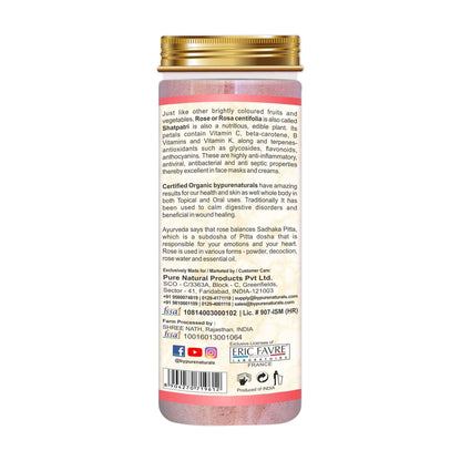 byPureNaturals Organic Rose Petals Powder