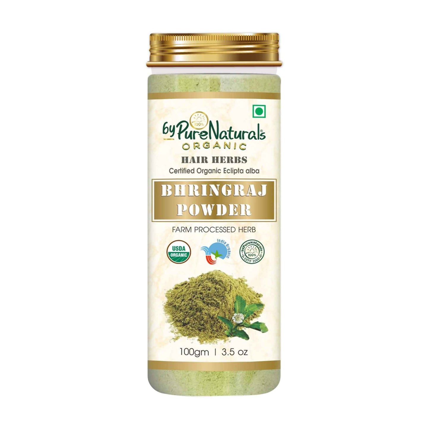 byPureNaturals Organic Bhringraj Powder