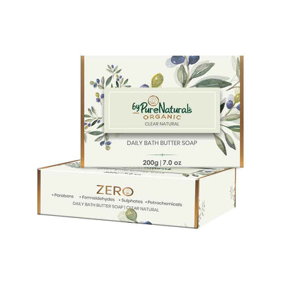 byPureNaturals Organic Shea Butter Clear Natural Soap