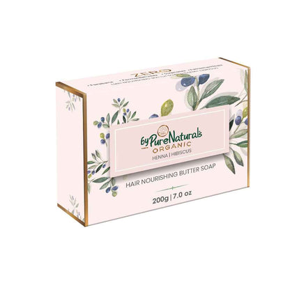 byPureNaturals Organic Shea Butter Henna & Hibiscus Soap