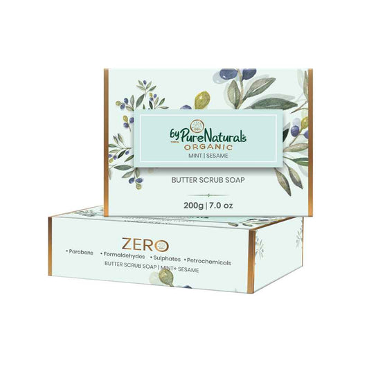 byPureNaturals Organic Shea Butter Mint & Sesame Soap