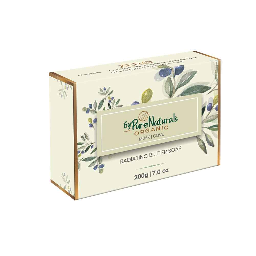byPureNaturals Organic Shea Butter Musk Olive Soap