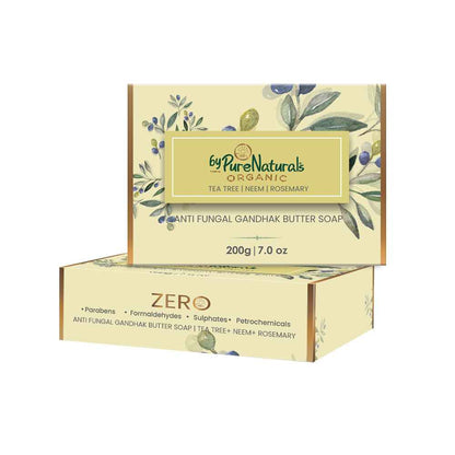 byPureNaturals Organic Shea Butter Neem Tea Tree & Rosemary Soap