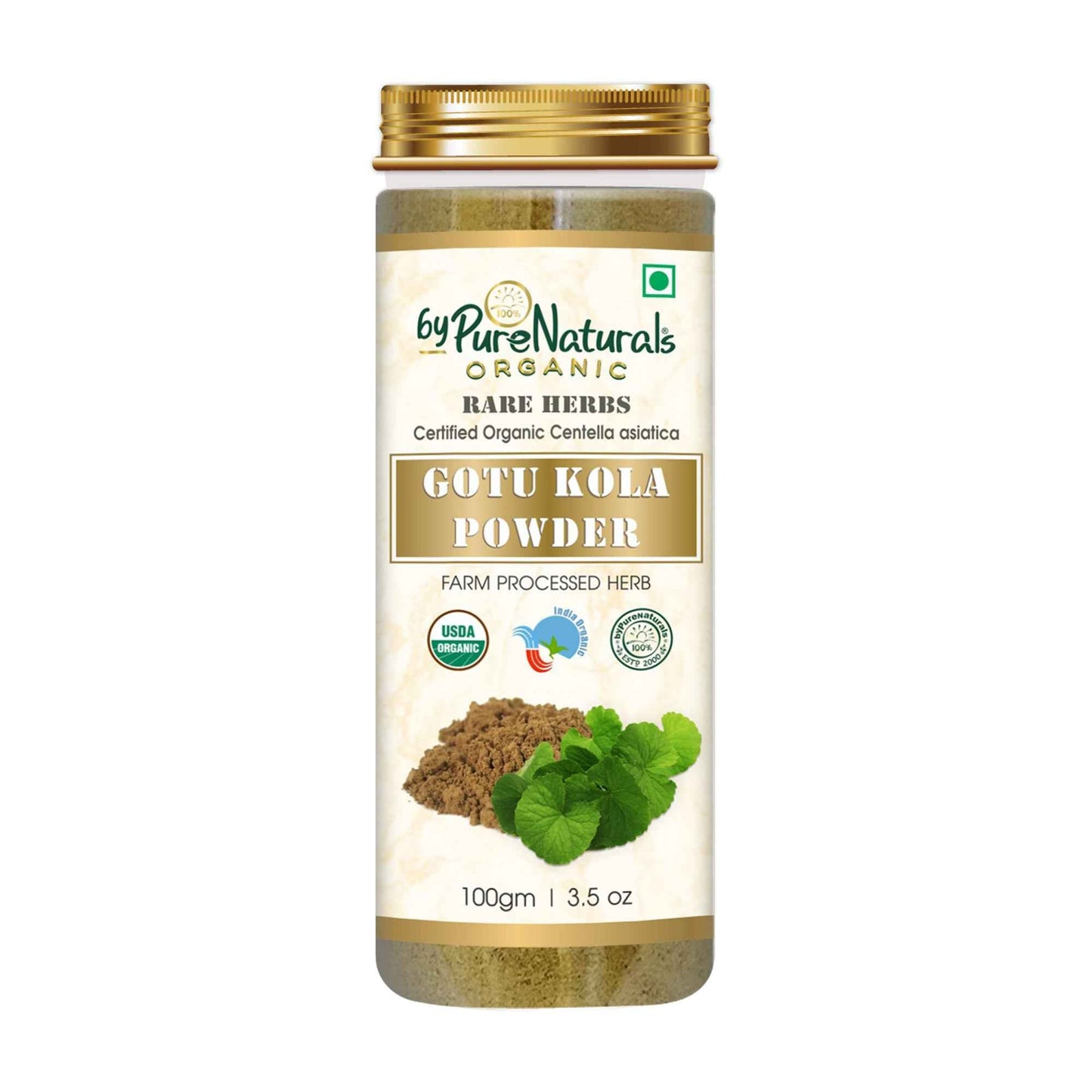byPureNaturals Organic Gotu Kola Powder