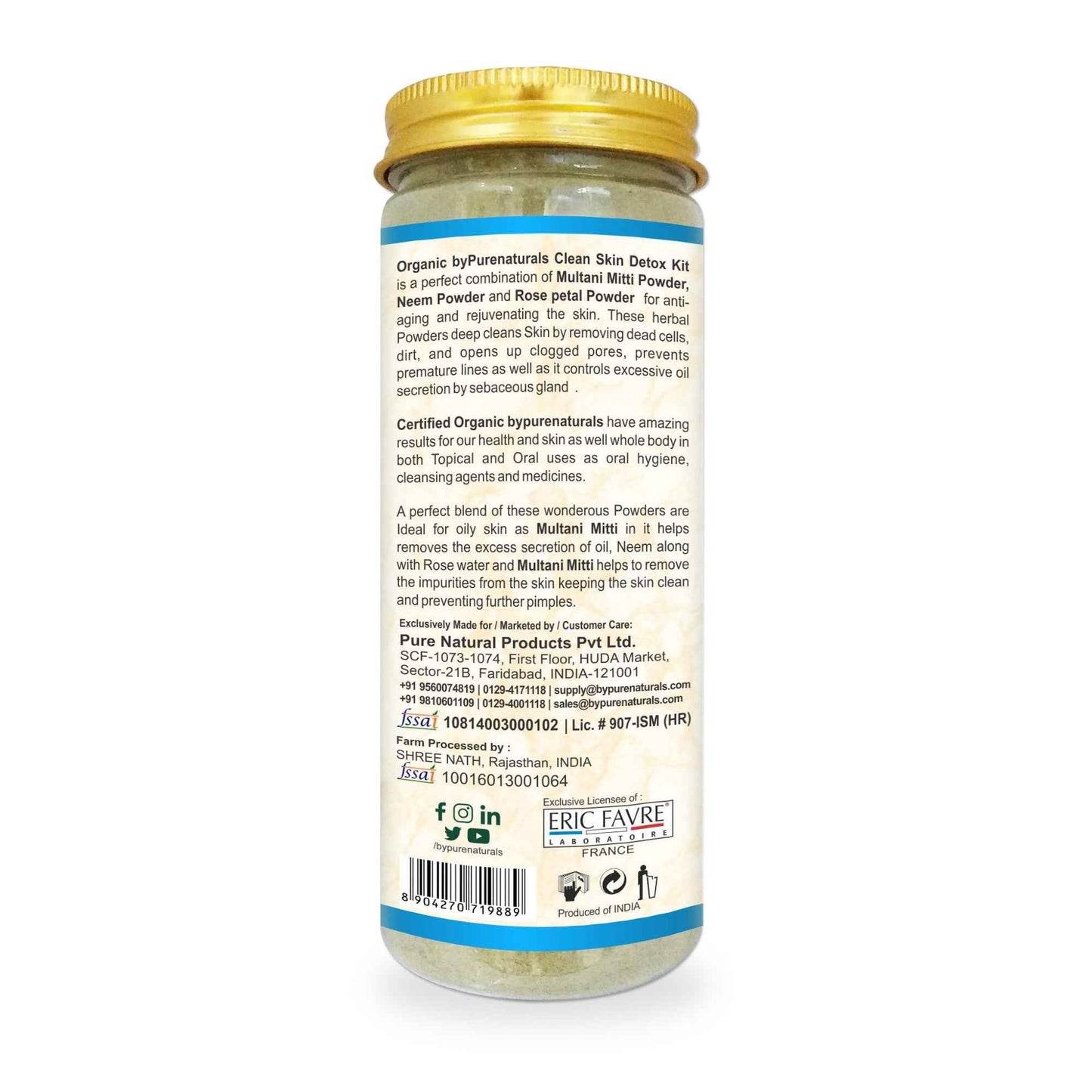byPureNaturals Organic Skin Detox Kit