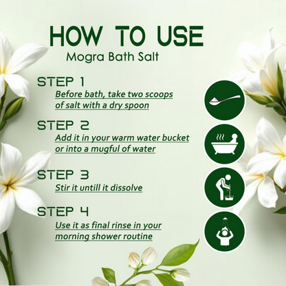 VedicAyurveda Mogra & Rose Bath Salt